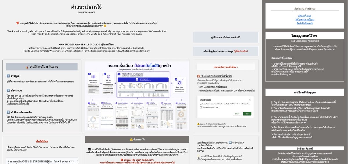 โปรดอ่าน! - คู่มือการใช้งาน